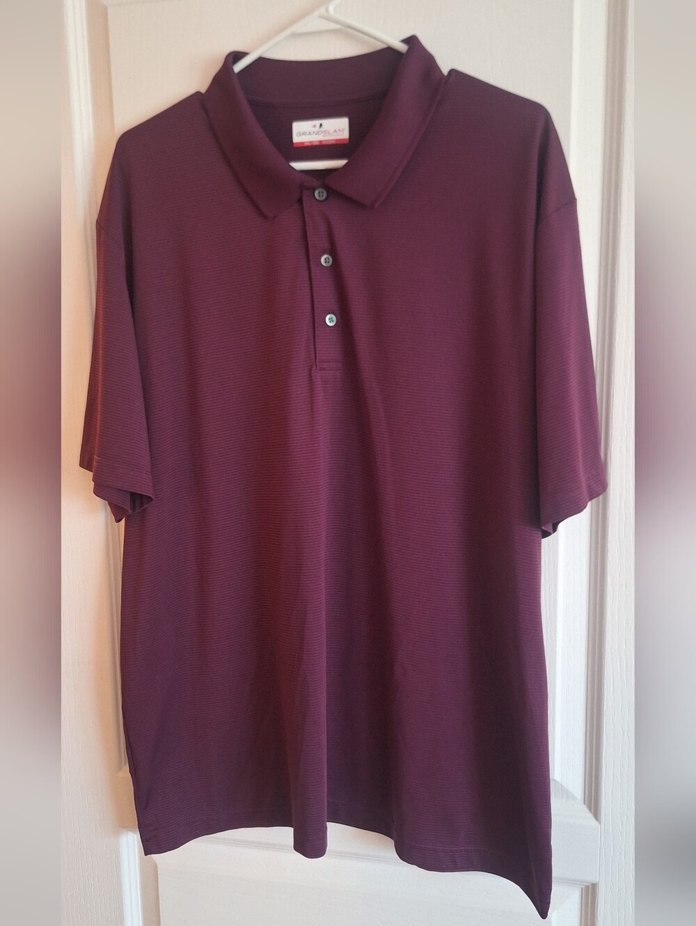 Grand Slam Men's Polo - Deep Wine
